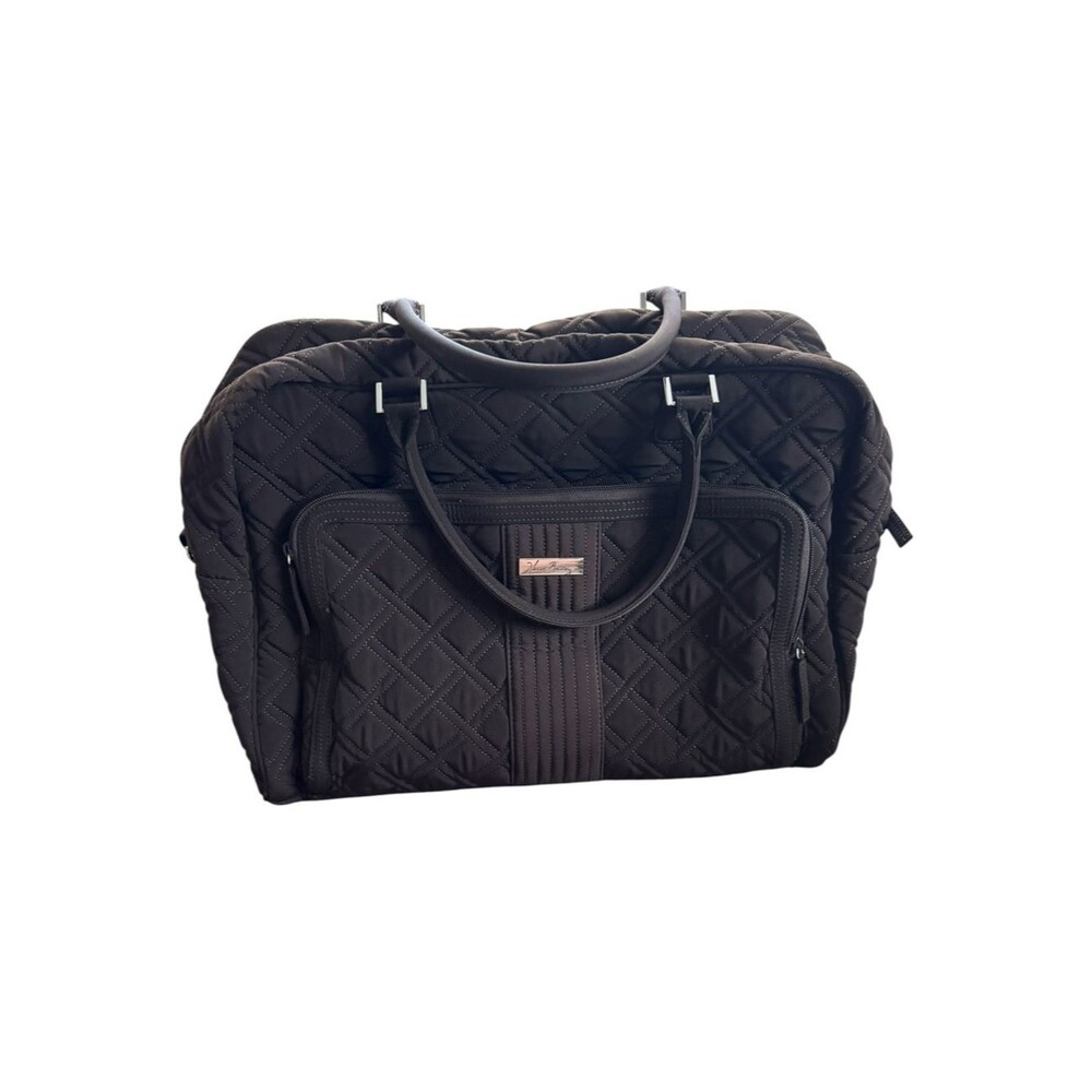 Vera Bradley Quilted Brown Travel Tote